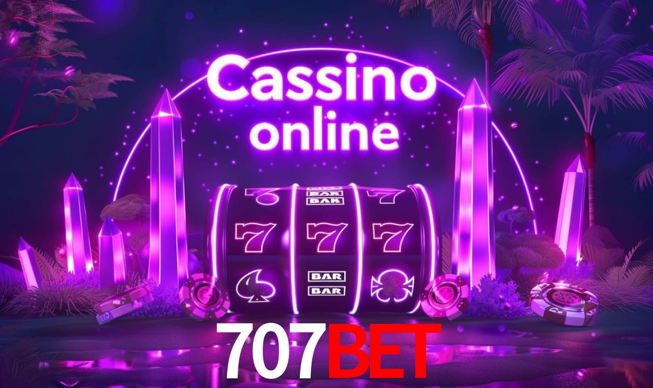 Imagem promocional da 707bet mostrando a plataforma e suas vantagens